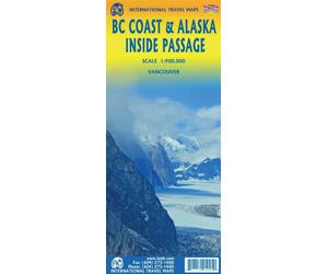 Carte de voyage - Côte entre Seattle et Anchorage (Alaska) | ITM