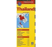 Carte de voyage de la Thaïlande