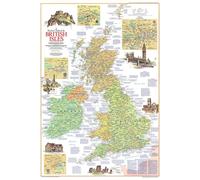 Carte de voyage des îles britanniques de 1974