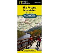 Carte de voyage des montagnes Pocono (Pennsylvanie) | National Geographic