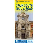 Carte de voyage - Espagne Sud (routes & chemins de fer) | ITM