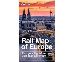 Carte de voyage - Europe rail map | Collins