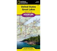 Carte de voyage - Grands Lacs (USA) | National Geographic