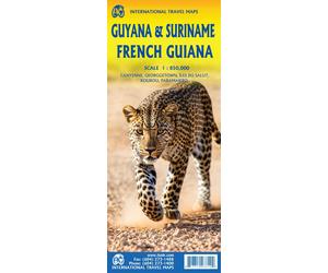 Carte de voyage - Guyana, Suriname & Guyane Française | ITM