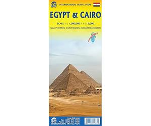 Carte de voyage imperméable - Égypte & Plan du Caire | ITM