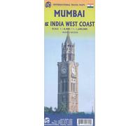 Carte de voyage - Inde : côte ouest & Plan de Bombay | ITM