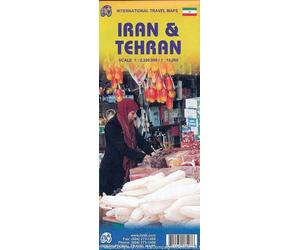 Carte de voyage - Iran & Plan de Téhéran | ITM