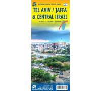 Carte de voyage - Israël centre & Plans de Tel Aviv et Jaffa | ITM