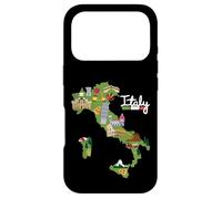 Carte de Voyage Italie Drapeau Italie Fierté Souvenir Vacances Coque pour iPhone 17 Pro