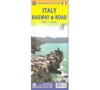Carte de voyage - Italie, Routes et chemins de fer | ITM