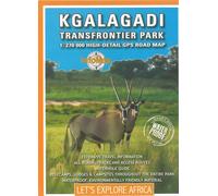 Carte de voyage - Kgalagadi Transfrontier Park (Afrique du Sud) | Infomap