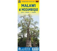 Collectif – Carte de voyage Malawi & Mozambique – ITM – Échelle 1:920 000/1:1 900 000