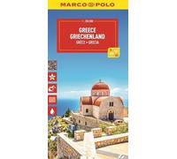 Carte de voyage MARCO POLO Grèce (set de 2 cartes) 1:350.000