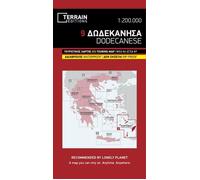 Carte de voyage n° 9 - Dodécanèse (Grèce) | Terrain Cartography