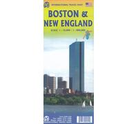 Carte de voyage - Nouvelle-Angleterre & Plan de Boston | ITM