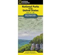 Carte de voyage - Parcs nationaux des États-Unis | National Geographic