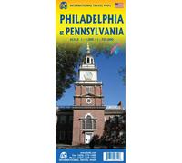 Carte de voyage - Pennsylvanie & plan de Philadelphie | ITM