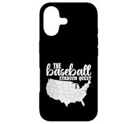 Carte de Voyage pour Fan de Baseball Stadium Quest The Ballpark Chaser Coque pour iPhone 17