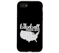 Carte de Voyage pour Fan de Baseball Stadium Quest The Ballpark Chaser Coque pour iPhone SE (2020) / 7/8