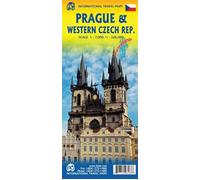 Carte de voyage - République Tchèque Ouest & Plan de Prague | ITM