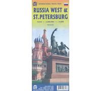 Carte de voyage - Russie Ouest & Plan de St Petersbourg | ITM