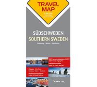 Carte de voyage Suède du Sud 1 : 300 000
