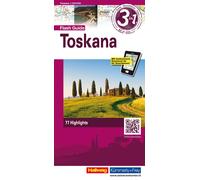 Carte de voyage - Toscane Flash Guide | Hallwag