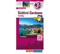 Carte de voyage - Tyrol du Sud, Lac de Garde, Venise Flash Guide | Hallwag