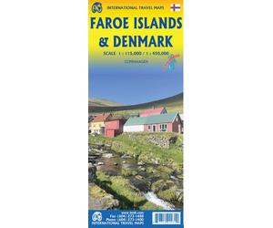 Carte de voyage waterproof - Iles Féroé & Danemark | ITM
