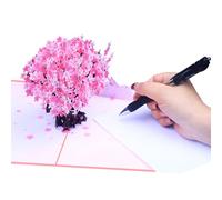 Carte de vœux 3D à fleurs - Carte d'anniversaire pour femme - 15 × 20 cm - Carte pop-up en carton de qualité supérieure avec gravure - Impression couleur - Objet de collection et cadeau adorable