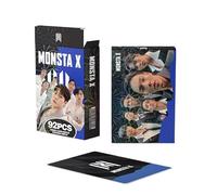 Carte de vœux 92 étoiles autour de la collection Monsta X haute définition avec impression couleur (94290-MONSTA X)