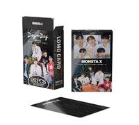 Carte de vœux 92 étoiles autour de la collection Monsta X haute définition avec impression couleur (94188-MONSTA X)