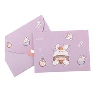 Carte de vœux adorable en forme d'ours - Carte postale - Carte postale - Carte d'anniversaire - Carte postale en papier