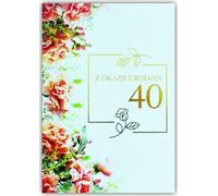 Carte de vœux Anniversaire 40