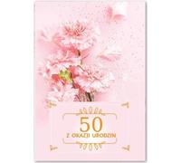 Carte de vœux anniversaire 50