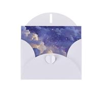 Carte de vœux avec enveloppe blanche - Motif braises célestes - Pour les vacances, les anniversaires, les mariages, les anniversaires de mariage - Écrivez des bénédictions uniques