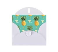 Carte de vœux avec enveloppe, motif fruits tropicaux, carte d'anniversaire, carte de Noël, carte d'invitation, 3 couleurs