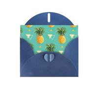 Carte de vœux avec enveloppe, motif fruits tropicaux, carte d'anniversaire, carte de Noël, carte d'invitation, 3 couleurs