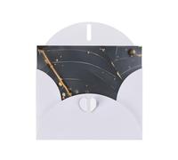 Carte de vœux avec feuilles de plantes enchantées avec enveloppe blanche pour les vacances, les anniversaires, les mariages, les anniversaires de mariage - Écrivez des bénédictions uniques