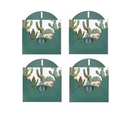 Carte de vœux avec impression horizontale sur un seul côté - Papier nacré - Pour anniversaire, Halloween, Noël, Halloween, fête d'anniversaire