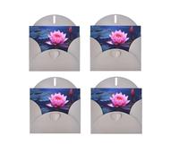 Carte de vœux avec impression horizontale sur un seul côté - Papier nacré - Pour anniversaire, Halloween, Noël, Halloween, fête d'anniversaire, vacances