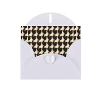 Carte de vœux blanche DLXW grain de bois pour Noël, anniversaire d'enfant, Saint-Valentin, anniversaire de mariage et invitation à une fête