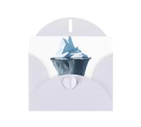 Carte de vœux blanche YYHWHJDE The Tip of the iceberg Picture Perfect for Valentine's Day, Wedding Anniversary & Party Invitations