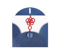 Carte de vœux bleue YYHWHJDE « May all your wishes come true » Image parfaite pour la Saint-Valentin, un anniversaire de mariage et des invitations de fête