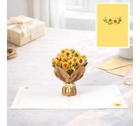 Carte De Vœux Bouquet Pop-Up 3D Avec Enveloppe Et Carte Message, Fleurs En Papier Souvenir Pour Épouse Petite Amie, Saint Valentin Anniversaire Date De Naissance, 24 Designs (X)