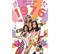 Carte de vœux d'anniversaire 2026 pour elle, Flashback Down Memory Lane, faits amusants de l'année où vous êtes né (né en 1976)