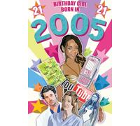 Carte de vœux d'anniversaire 2026 pour elle, Flashback Down Memory Lane, faits amusants de l'année où vous êtes né (né en 2005)