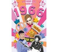 Carte de vœux d'anniversaire 2026 pour elle, Flashback Down Memory Lane, faits amusants de l'année où vous êtes né (né en 1966)