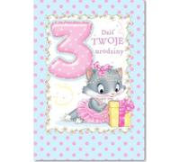 Carte de vœux d'anniversaire 3 MF08