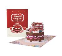 Carte de vœux d'anniversaire artistique - Belle célébration - Convient pour les fêtes